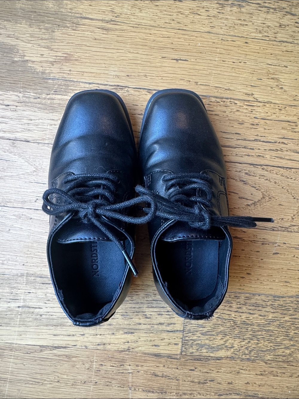 Nordstrom Black Kids Dress Oxfords